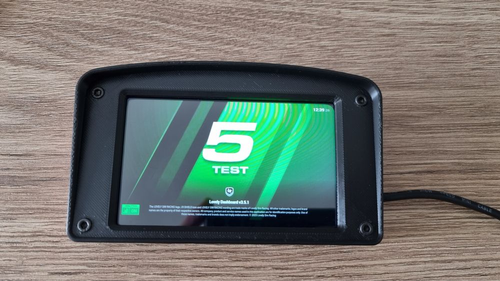 Sim Racing fanatec/moza Painel de Simulação VoCore 4,3"