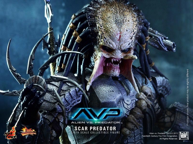 Фигурка 1/6 hot toys mms 190 ALIEN VS PREDATOR – SCAR PREDATOR