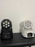 Par de mini moving led