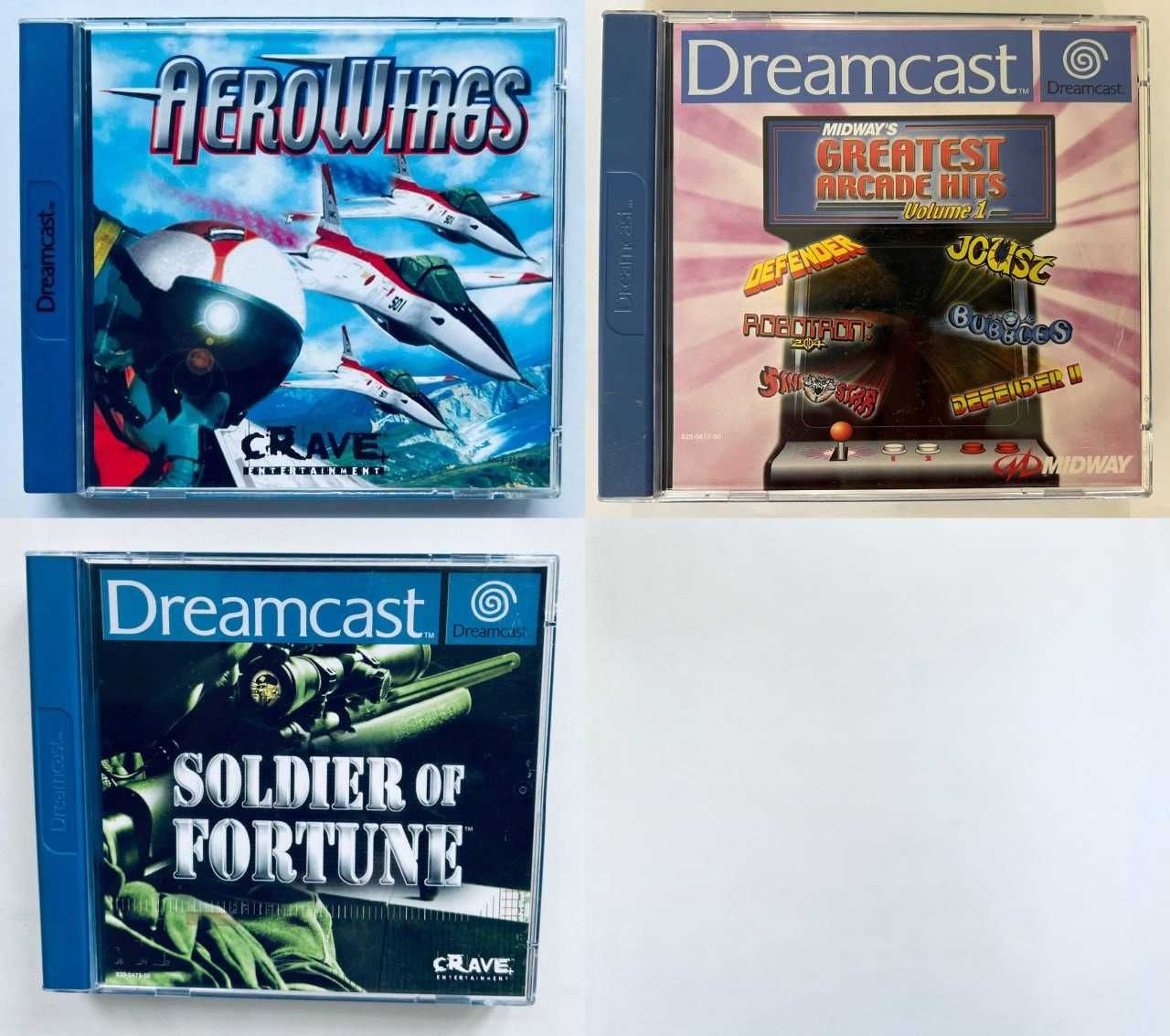 Ігри Dreamcast, Saturn, Game Gear, Genesis, Mega Drive, Master System