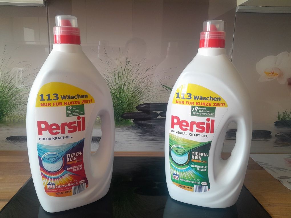 Żele do prania PERSIL i płyn do płukania LENOR