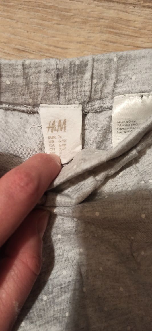 Spodnie baggy H&M 74