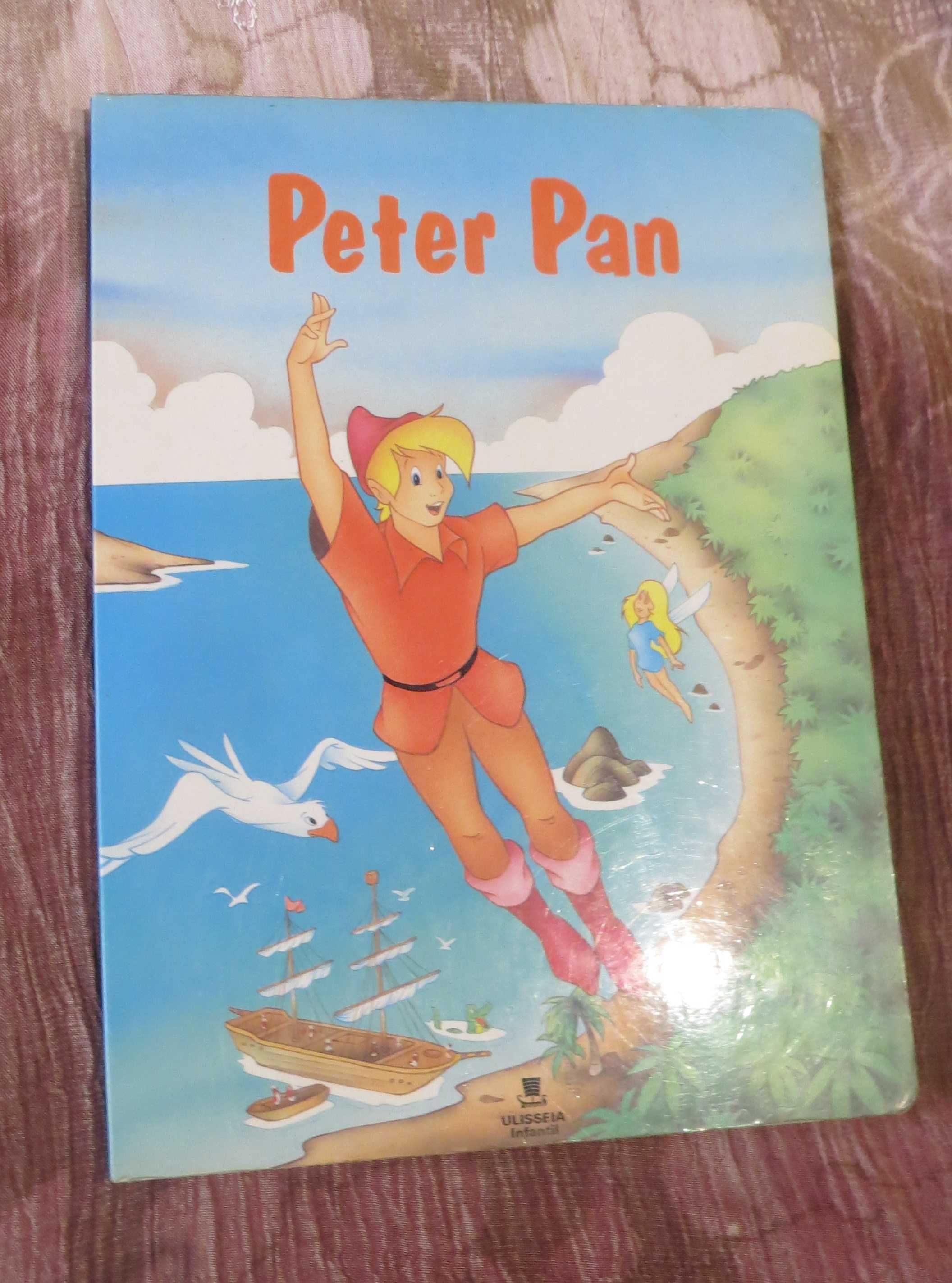 Passeio com Peter Pan  - Ilustrado - A4 - Capa Dura - Folhas laváveis