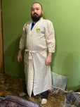 Лляний халат для лазні