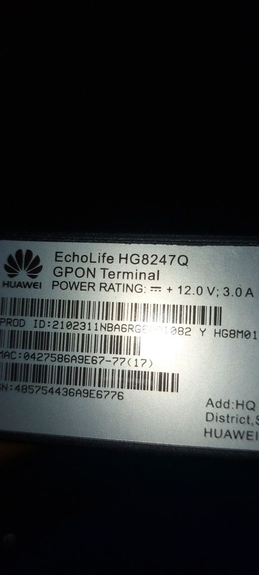 Router HUAWEI  HG8247Q