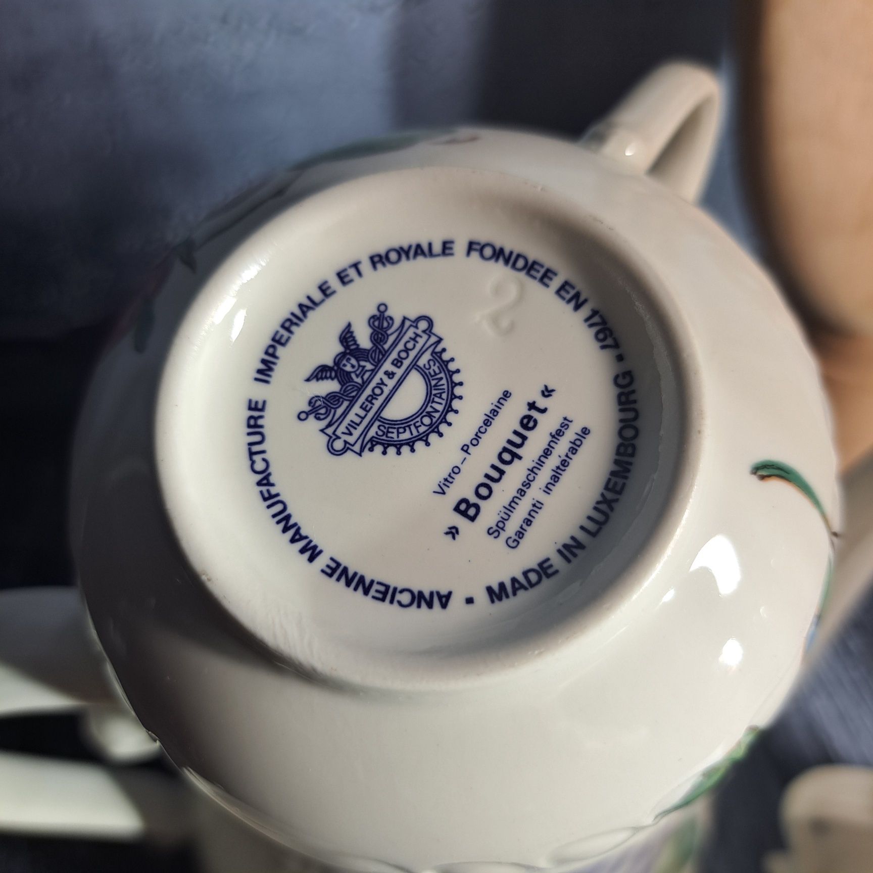 Villeroy & Boch, seria Bouquet, produkowany do 1980 r.  Unikat