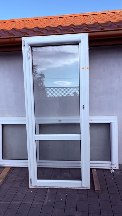 Okna z demontażu dwuszybowe złoty dąb