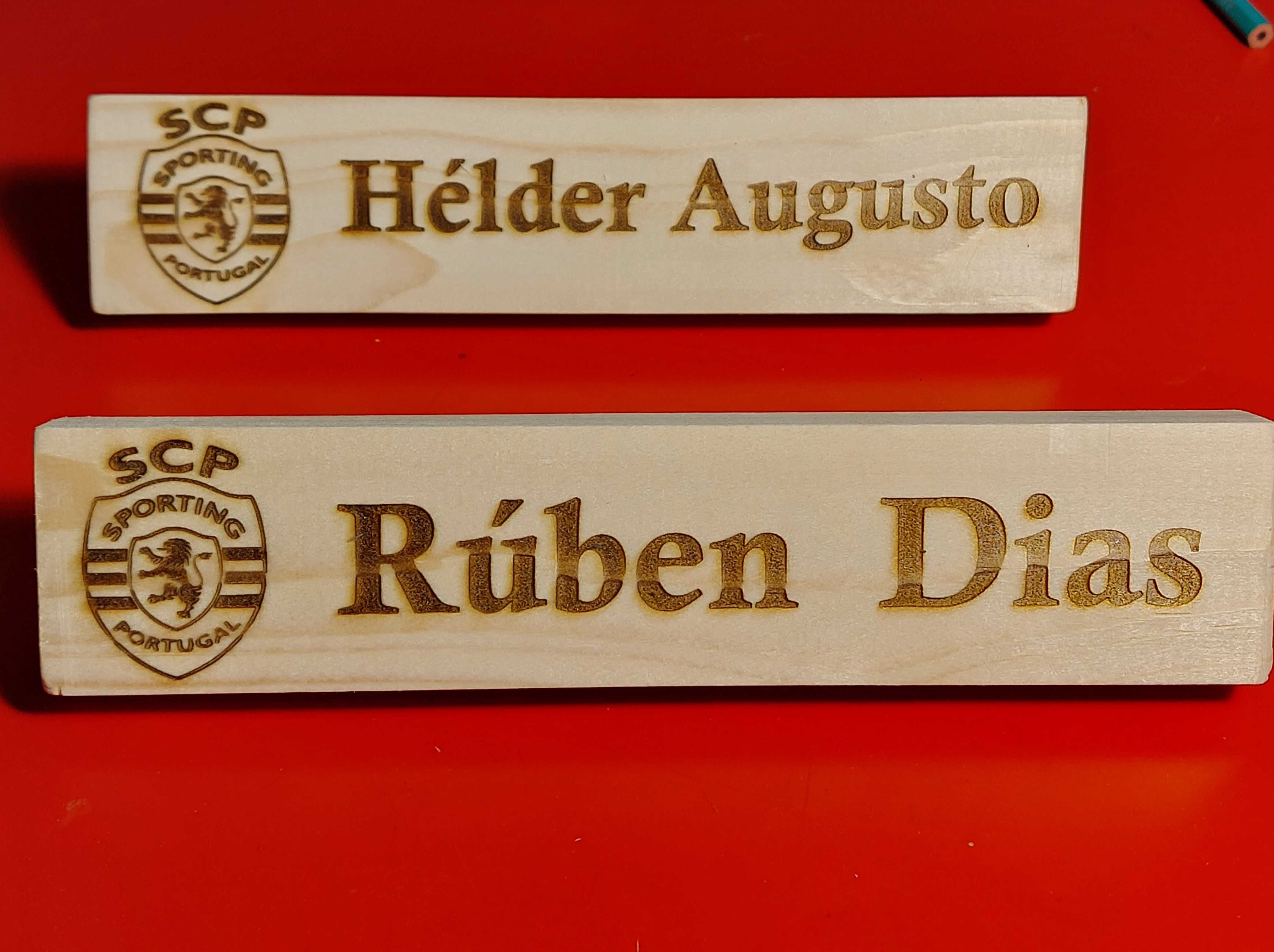 Placas de nome personalizada