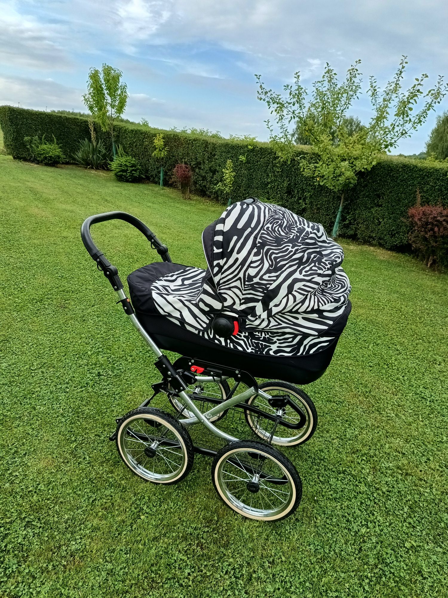 Wózek Retro Zebra 3w1