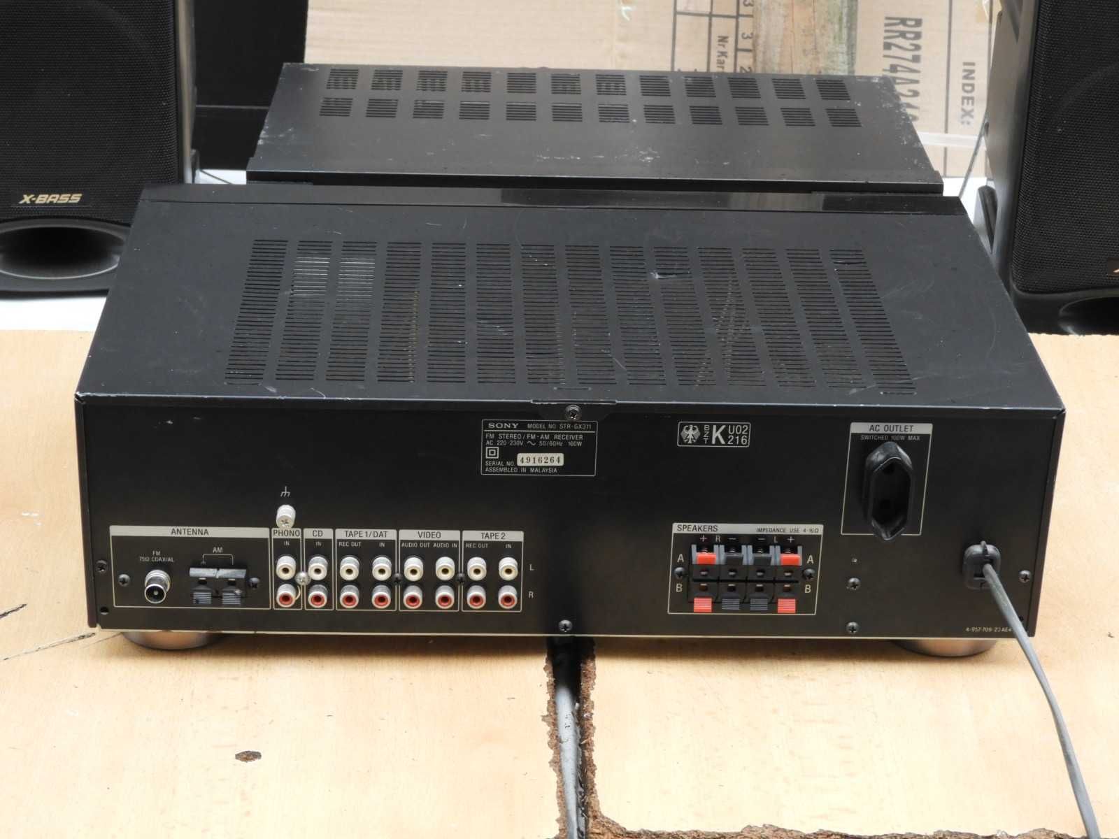 Amplituner Sony STR GX 311 część dużej wieży Sony 43 cm
