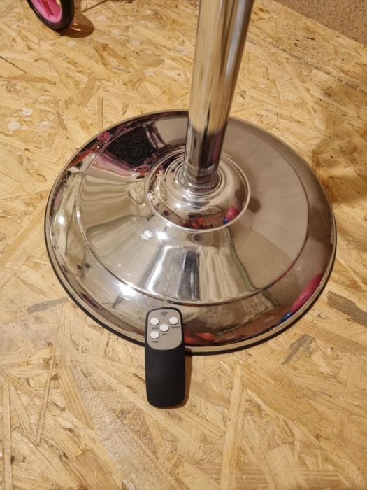 Wentylator wiatrak na pilota srebrny