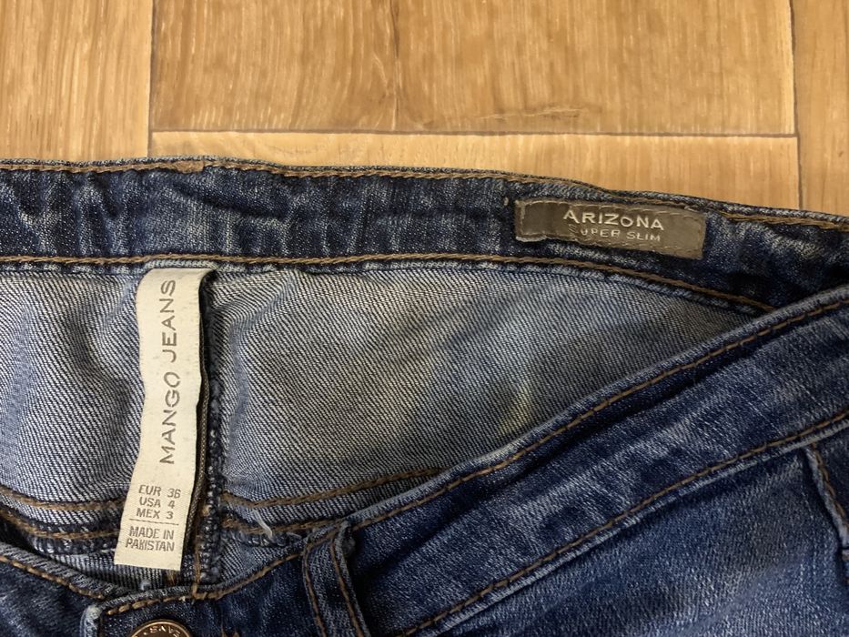 Джинсы скинни супер слим Mango размер S евро 36