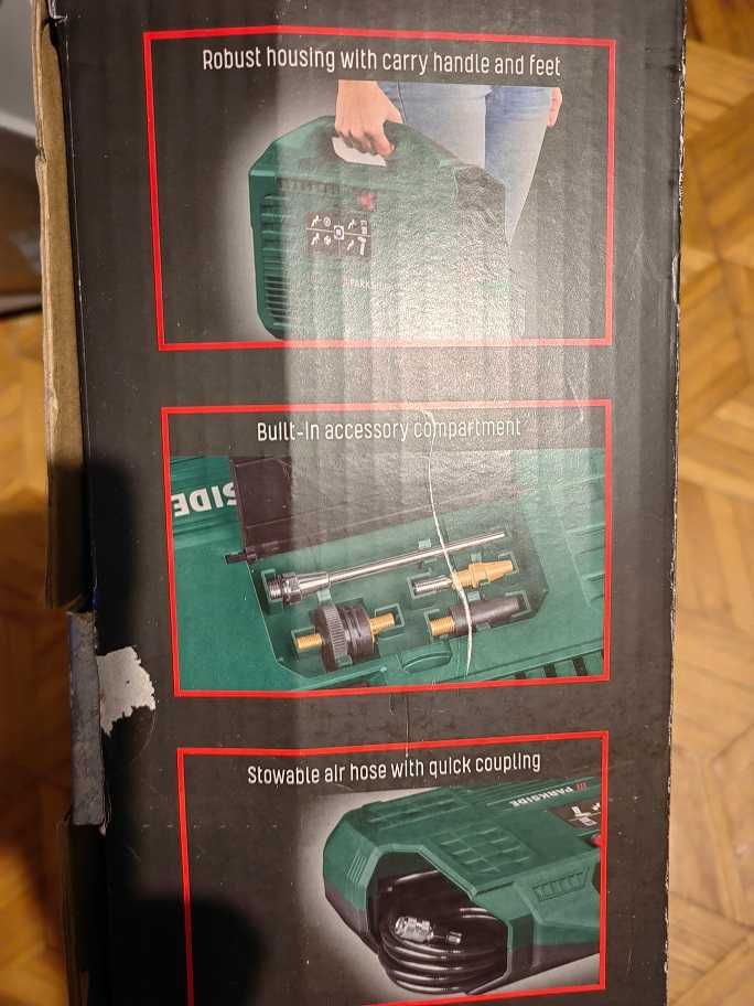 kompresor PARKSIDE PKZ 180 C5 bezolejowy nowy