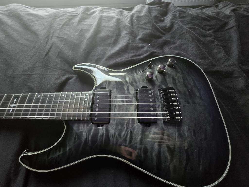 Schecter Hellraiser Hybrid C-7 TBB i gratisy