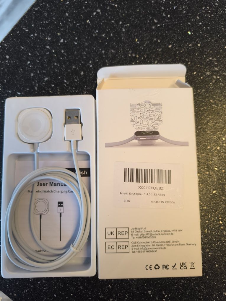 Ładowarka magnetyczna do zegarka Apple.