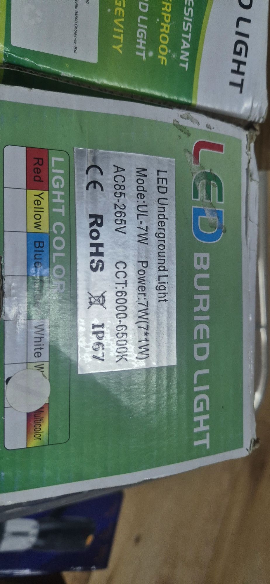 Dwie lampy najazdowe Led