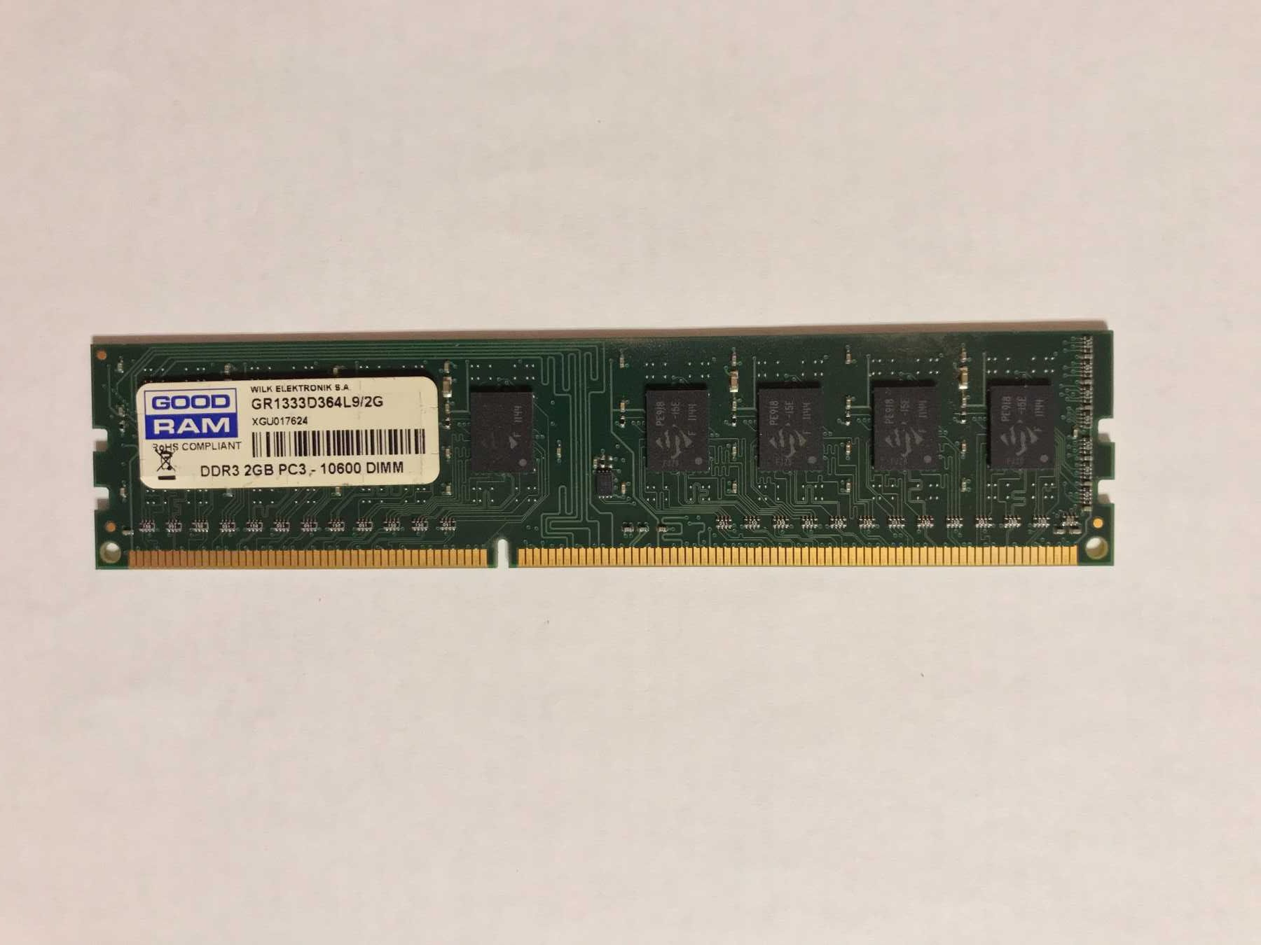 Оперативна пам'ять Goodram DDR3-1333 2048MB PC3-10600 GR1333D364L9/2G