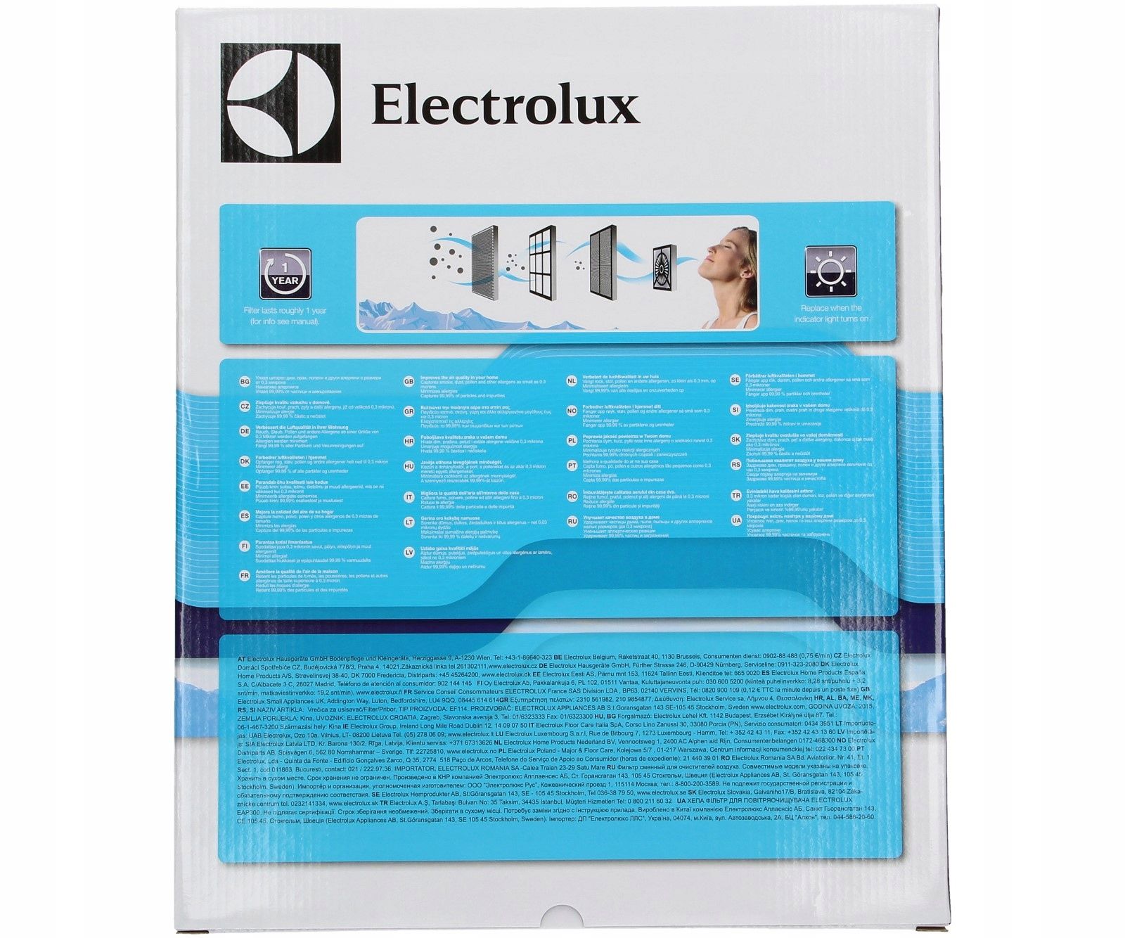 outlet filtr do oczyszczacza electrolux ef114 części i akcesoria
