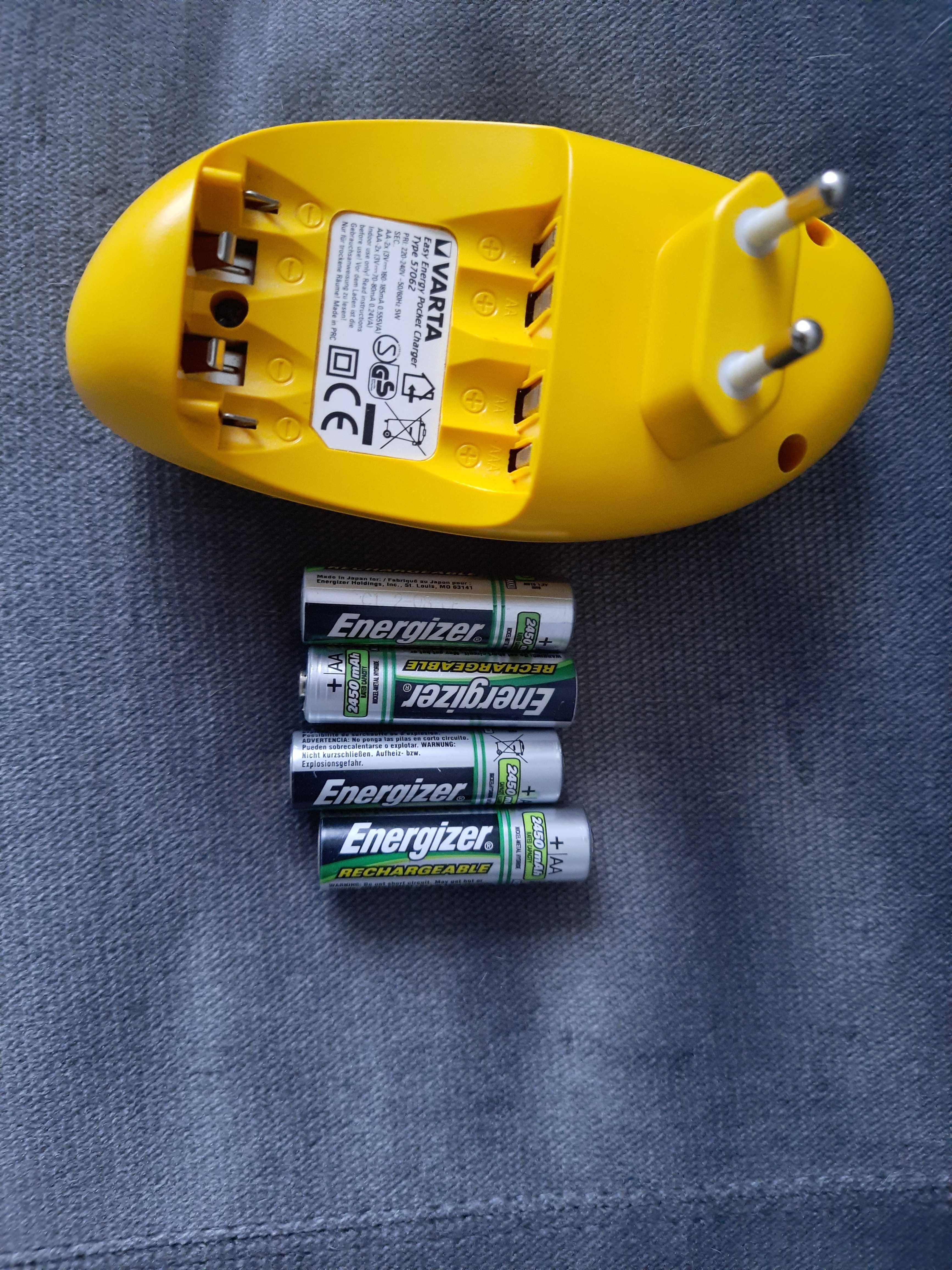 Зарядний пристрій Varta (57062) + 4 акумулятори Energizer 2450mah