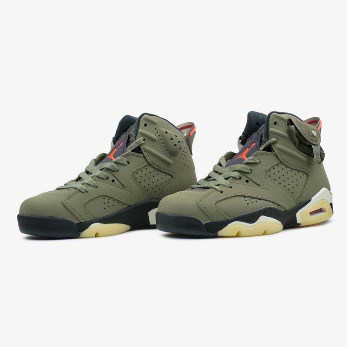 Унисекс кроссовки Nike Air Jordan 6 Retro Travis Scott найк джордан 6