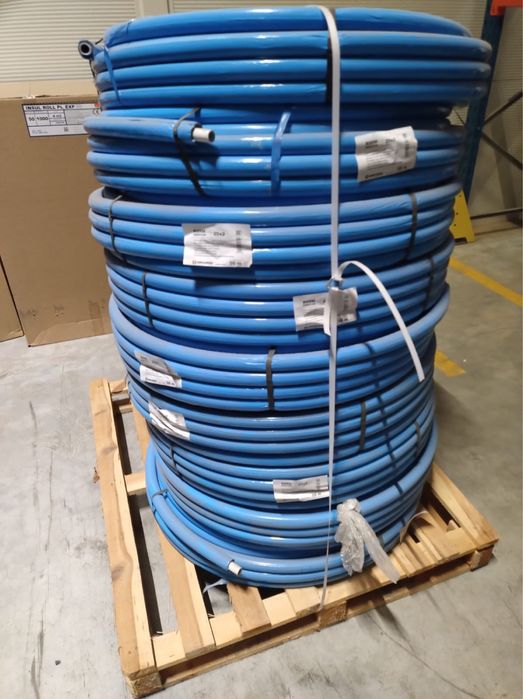 Rura PEX w otulinie 20x2 50m niebieskie 9szt + inne wymiary