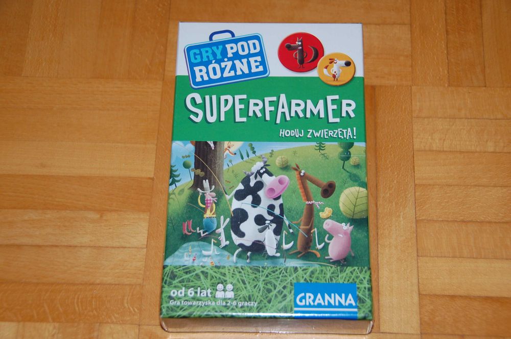 NOWA gra Superfarmer, z serii gra podróżna, w folii