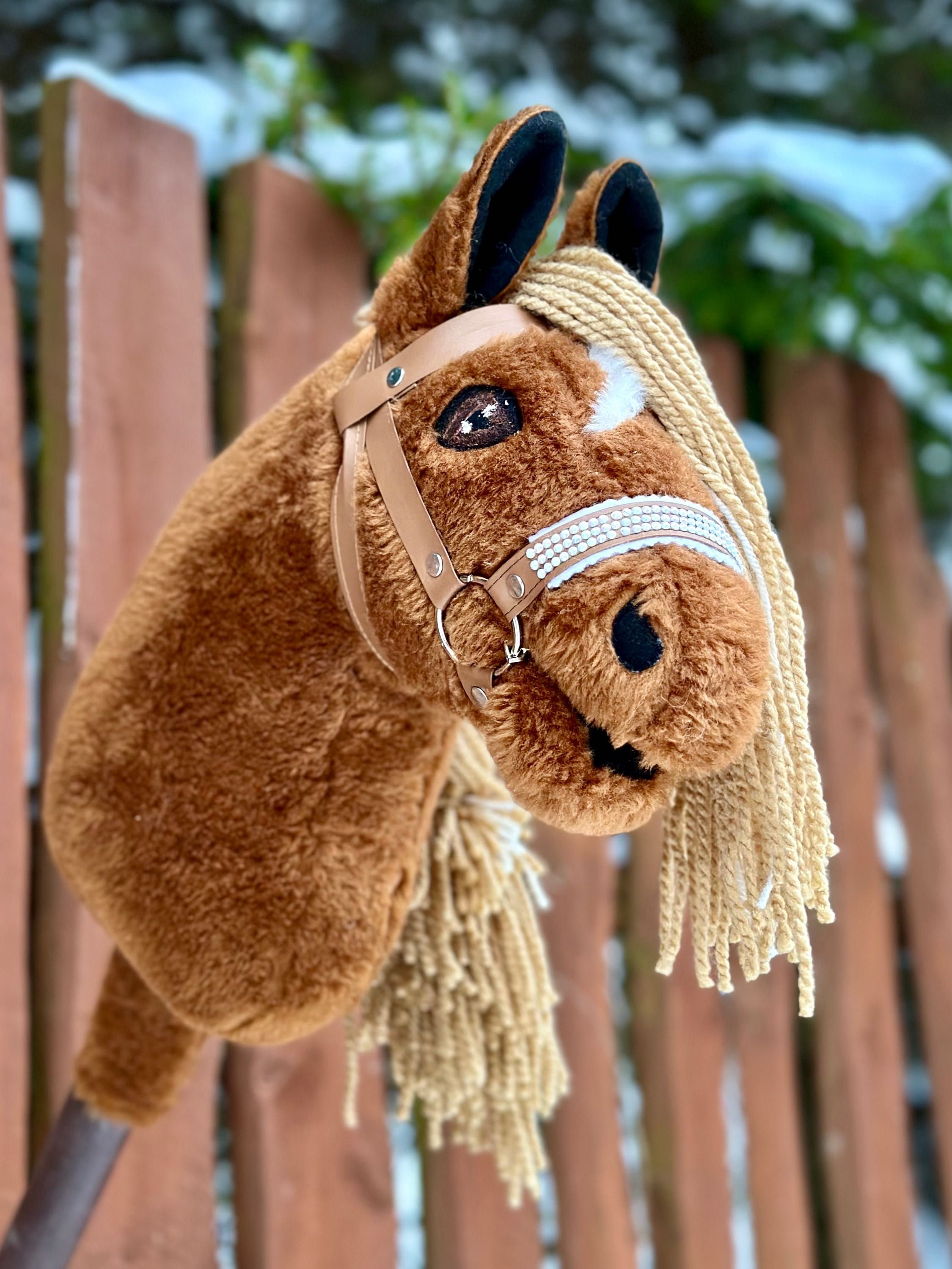 Hobby Horse | Konik na patyku - FUTRO RUDY księżyc (5)