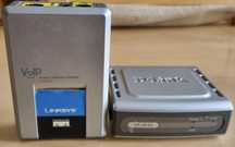 Dlink D-P301U oraz Linksys SPA1001