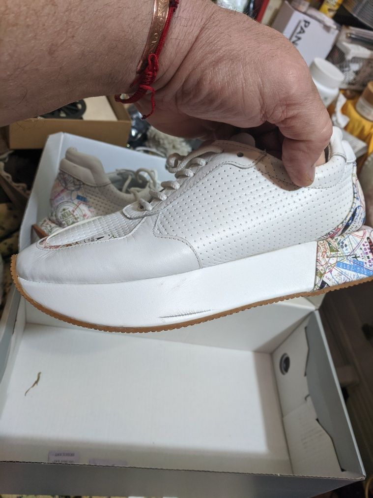 Кросовки ,, respect,, кожа натуральная р,38 ,,puma,,