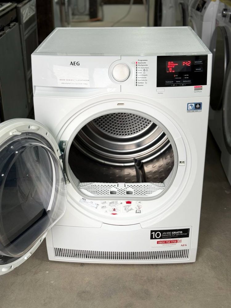 AEG T8DB66580 — сушильна машина 8 кг з тепловим насосом, преміум клас