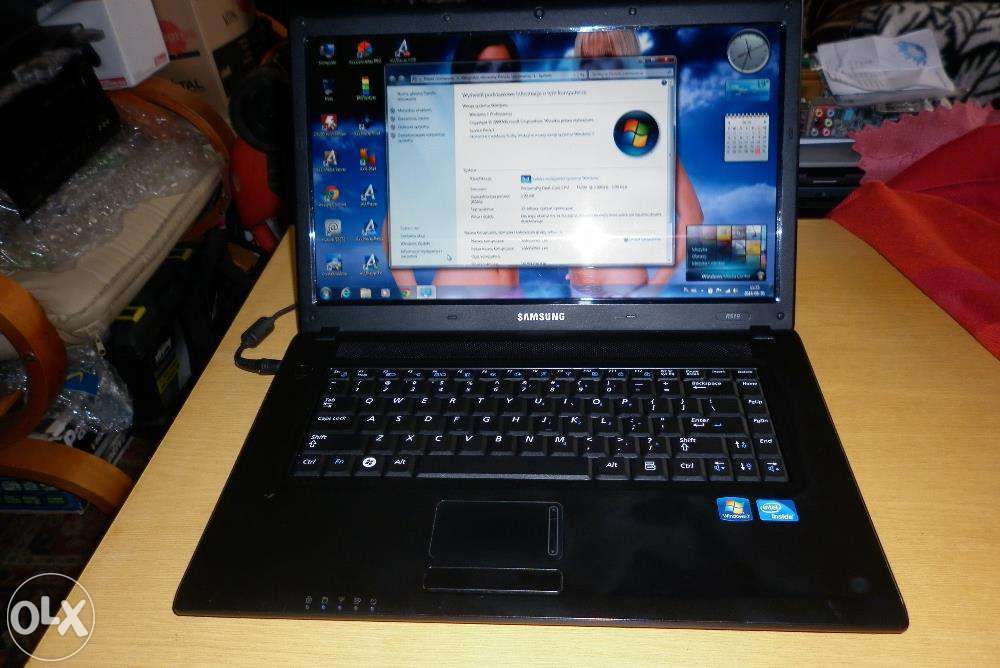 Laptop Samsung Dwurdzeniowy 2x2 GHz 15,6 Panorama Kamera Wi-Fi Win7