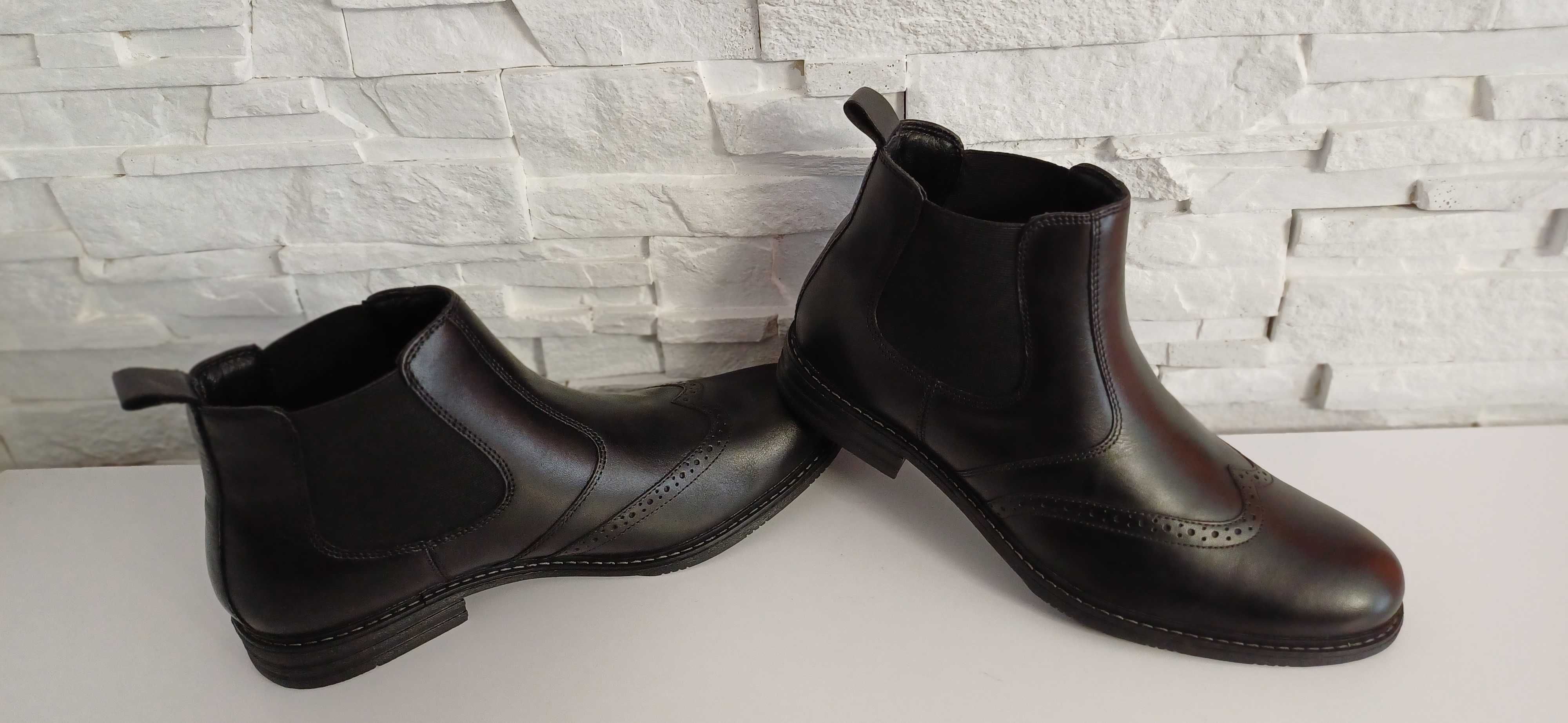 Nowe sztyblety GOSOFT SWISS Comfort roz.44 wkł.30,5 cm.