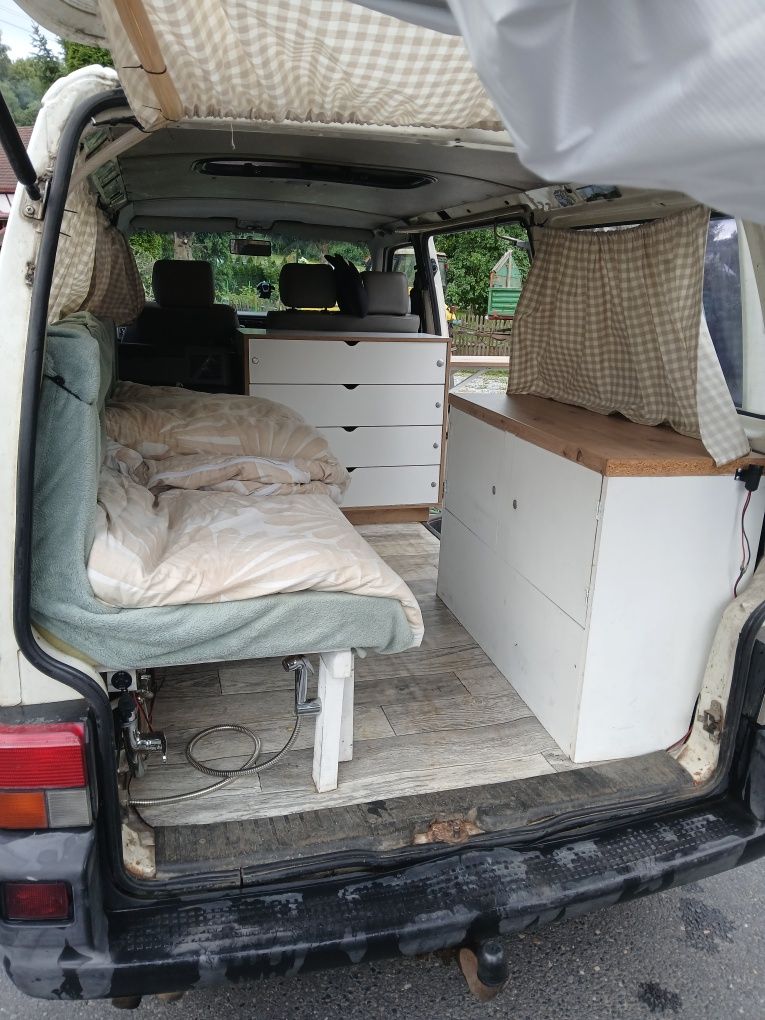 Vw t4 camper z ciepłą wodą i prysznicem