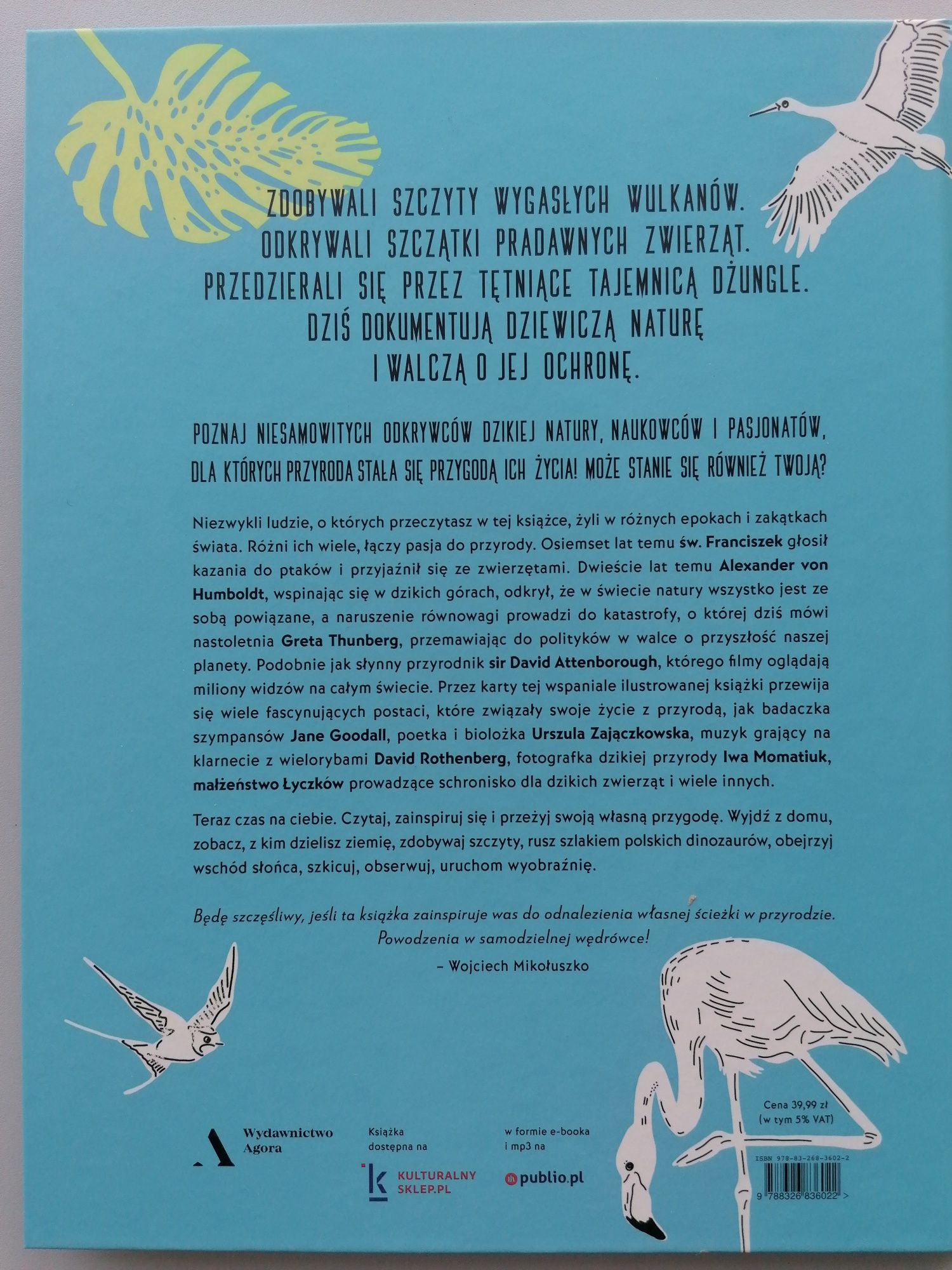 Nowa książka " Wielkie przygody w świecie przyrody " W. Mikołuszko