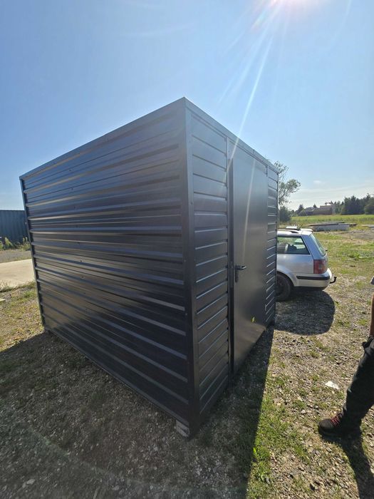 KONTENER Magazynowy Na działkę 2.2x3 m kontener na narzędzia
