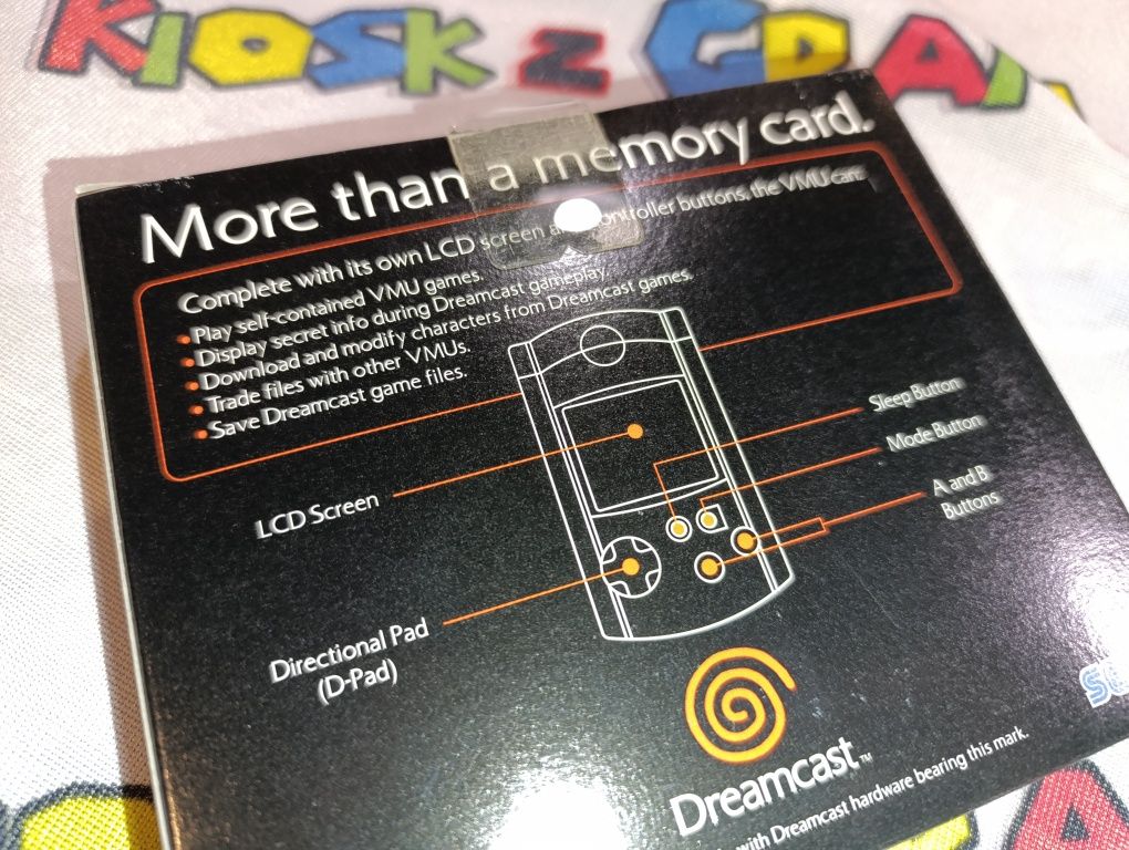 Nowa nigdy nie używana karta pamięci Memory Card Sega Dreamcast