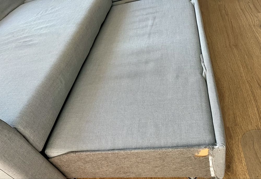 Narożnik kanapa Holmsund IKEA szary