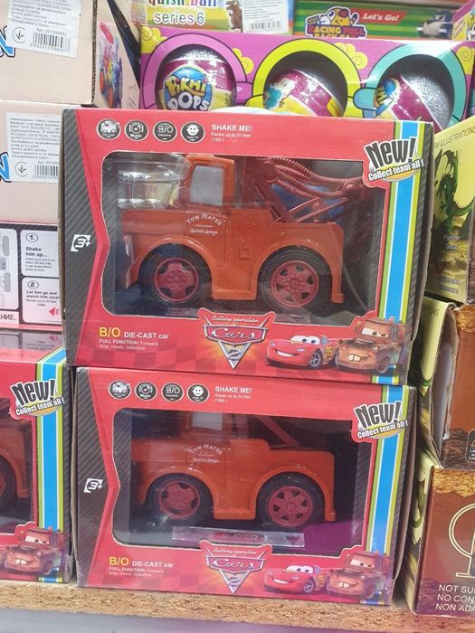 Тачки, металева машинка метр, герой тачки, мэтр тачки, сирник тачки