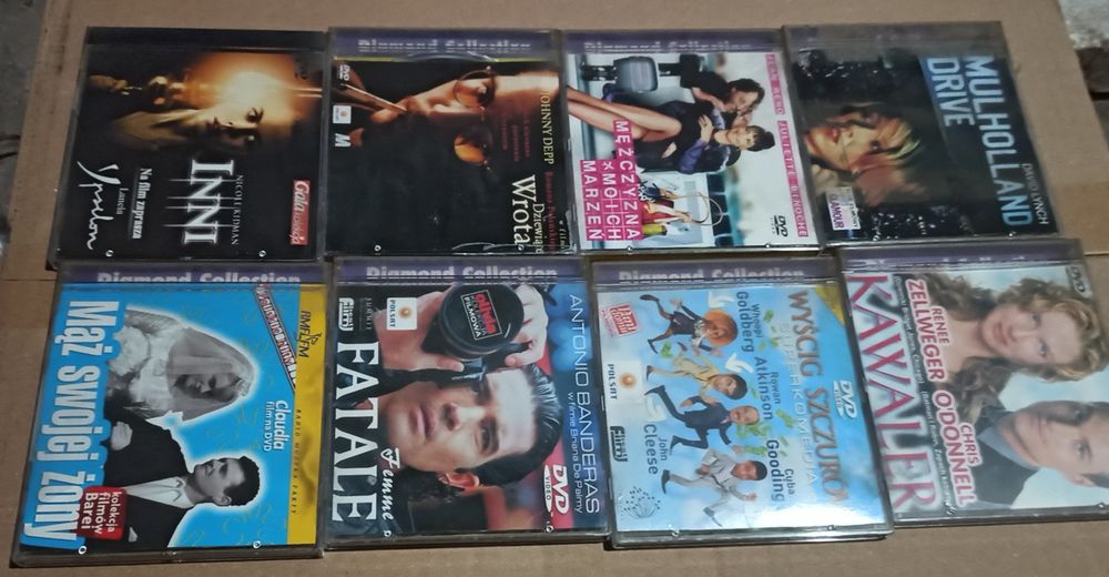 Filmy DVD różne tytuły - likwidacja kolekcji