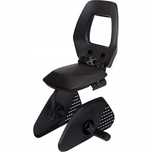 Fotelik rowerowy tylny Bobike JUNIOR one czarny