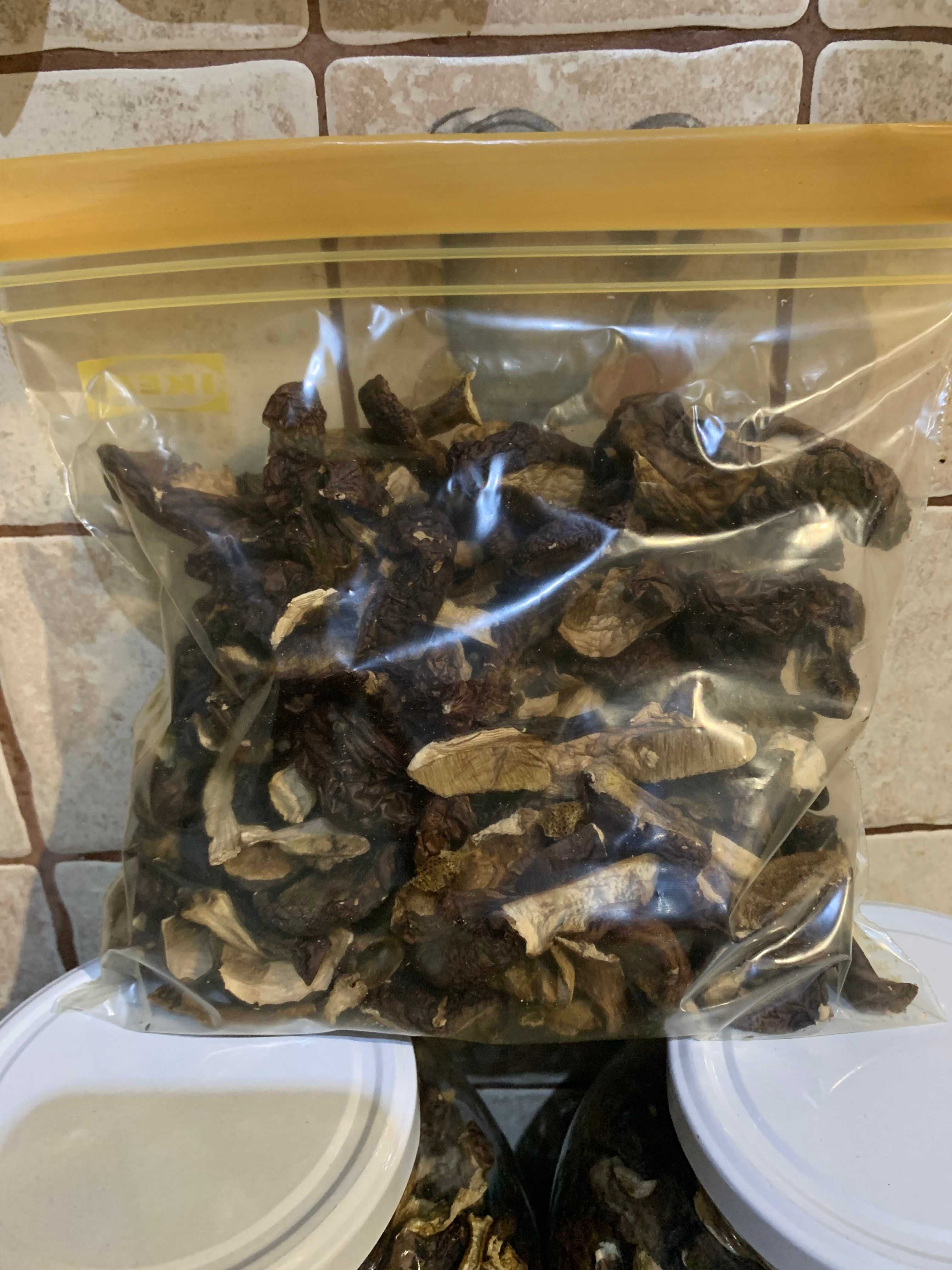 Grzyby suszone - podgrzybki 2024 - pakowane w woreczku po 300 g