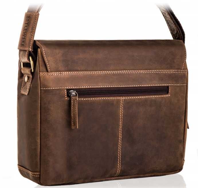 Betlewski torba sportowa skóra naturalna bez wzoru TBG-HT-205 ttst378