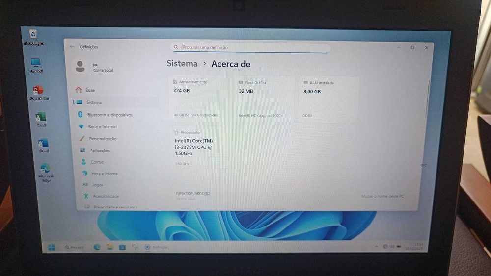 PC Portátil Dell Vostro