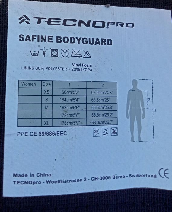 Kamizelka ochronna TECNO PRO SAFINE BODYGUARD r. M/L