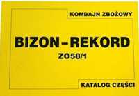 Katalog części Bizon Rekord 58