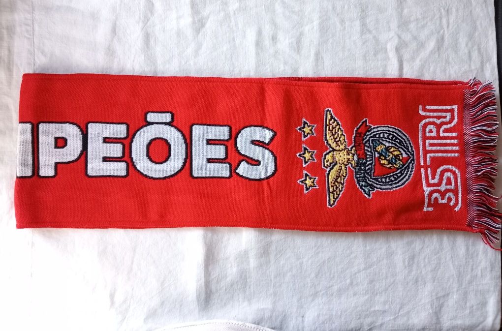 Cachecol Benfica Tricampeões