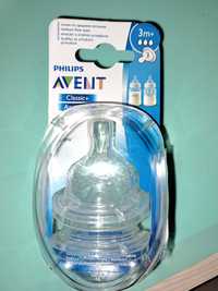 Smoczek Philips Avent 3 miesiące 3m+ 2 medium średni anti colic 2 szt.