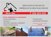Malowanie oraz Mycie/czyszczenie kostki,elewacji,dachów