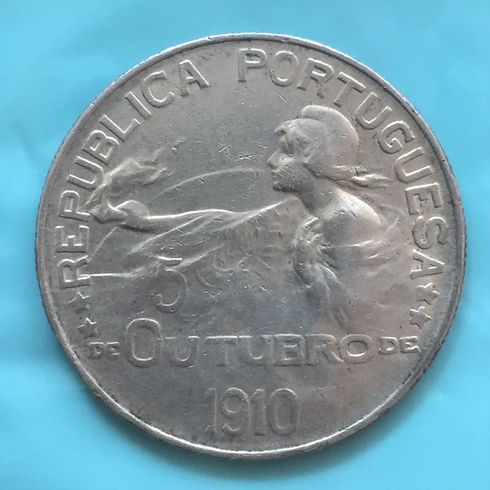 1 Escudo 1910 - 5 de Outubro - prata