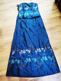 Sukienka Dagnez 36 długa z gorsetem balowa na studniówkę